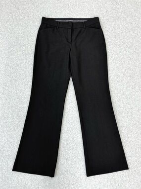 Express Design Studio Editor Pants Womens 8 Long Black Wide Leg Dress Pants READ